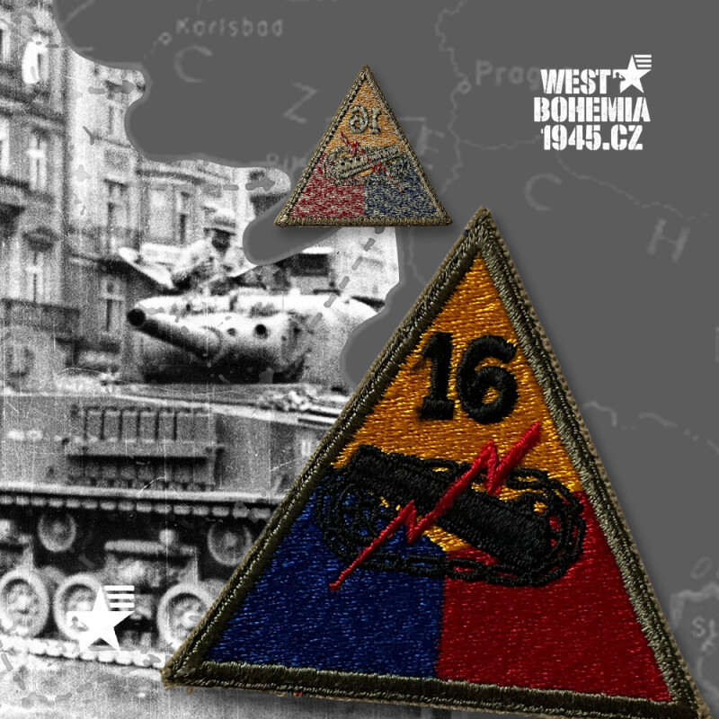 Originální nášivka US 16. obrněná divize